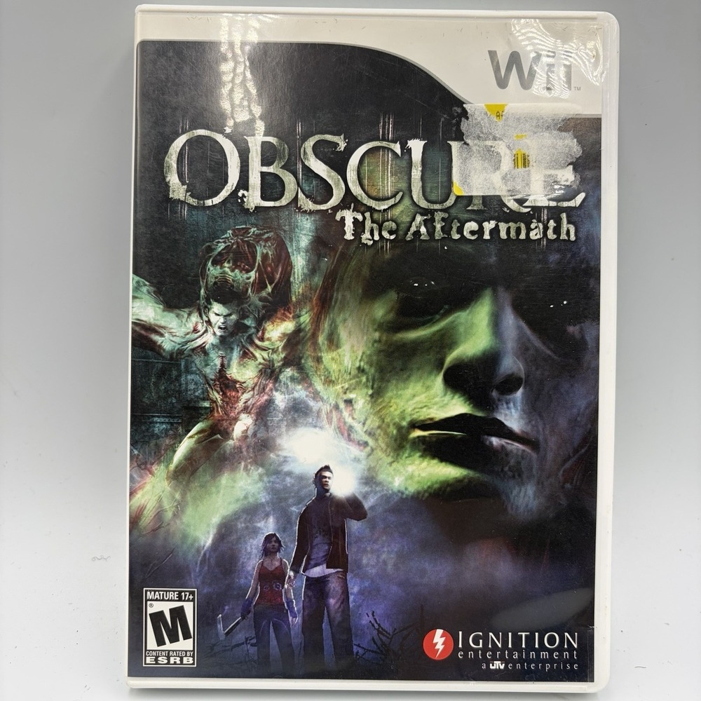 Obscure:‎ The Aftermath (Nintendo Wii, 2008) ObsCure II  CIB Tested Working